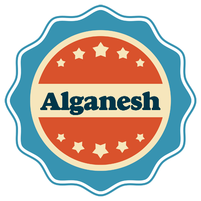Alganesh labels logo