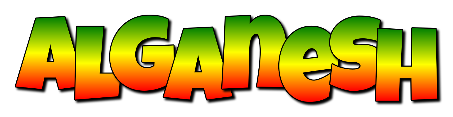 Alganesh mango logo