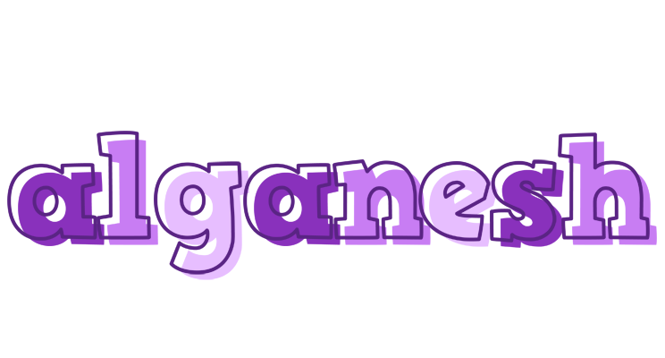 Alganesh sensual logo