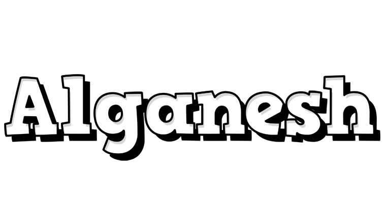 Alganesh snowing logo