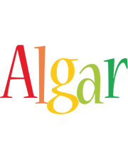 Algar birthday logo
