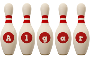 Algar bowling-pin logo