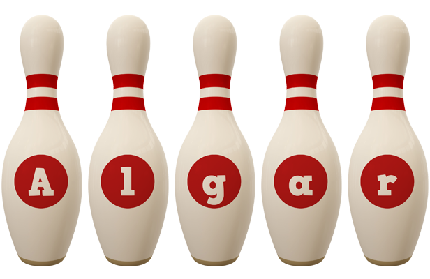 Algar bowling-pin logo