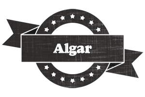 Algar grunge logo