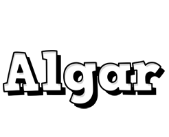Algar snowing logo