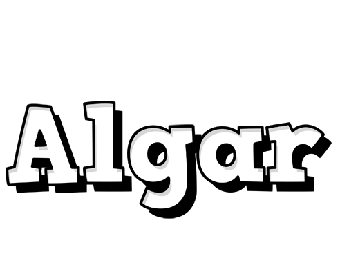 Algar snowing logo