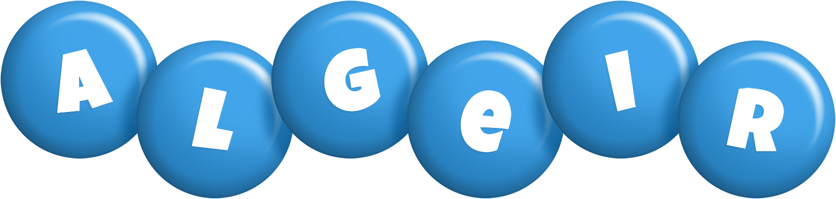 Algeir candy-blue logo