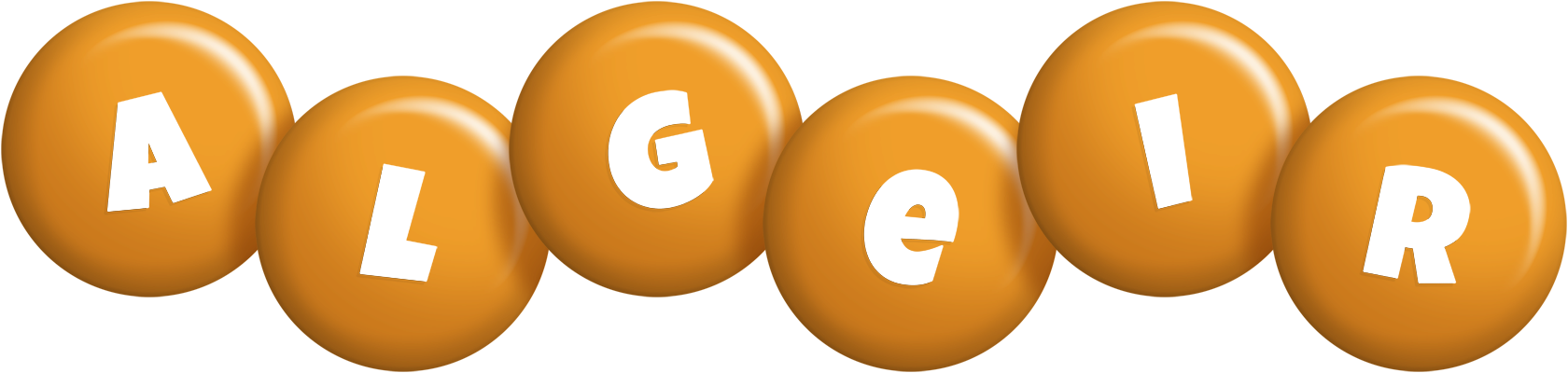 Algeir candy-orange logo