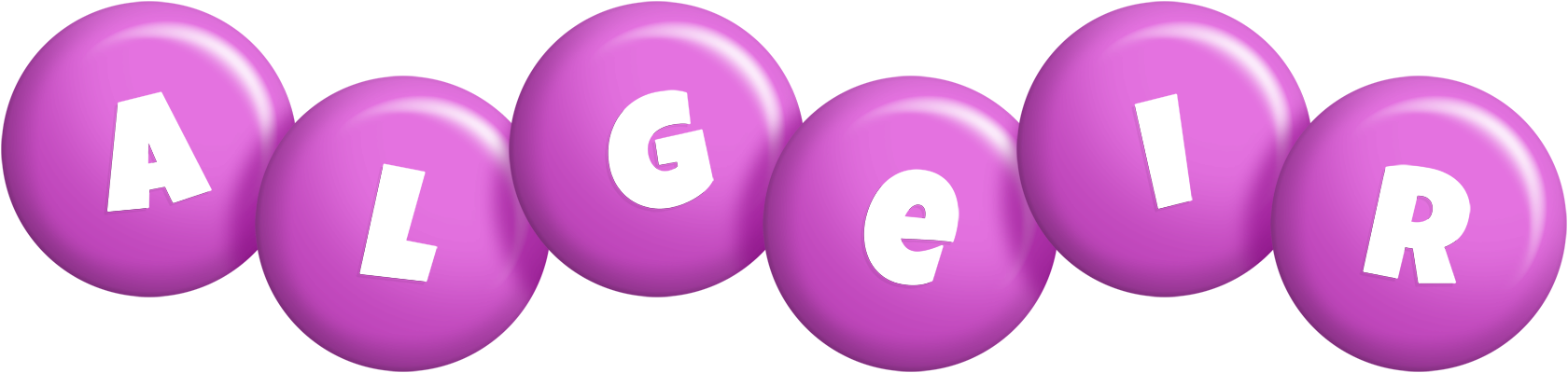 Algeir candy-purple logo