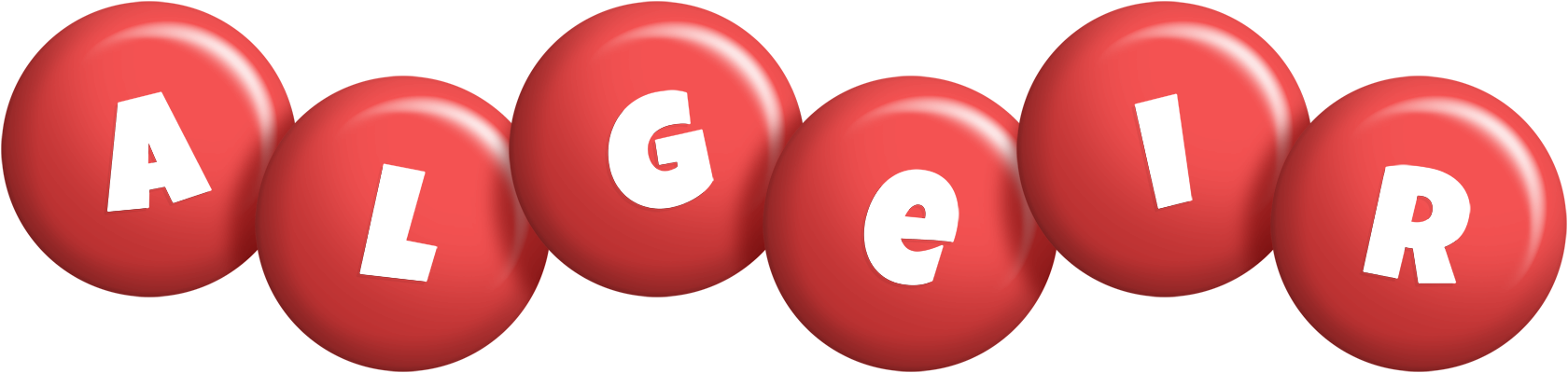 Algeir candy-red logo