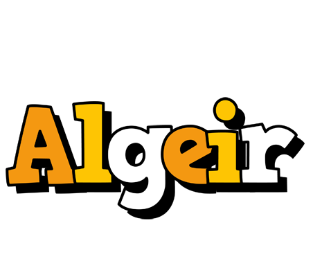 Algeir cartoon logo