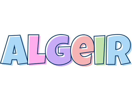 Algeir pastel logo