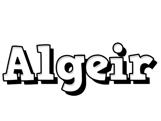 Algeir snowing logo