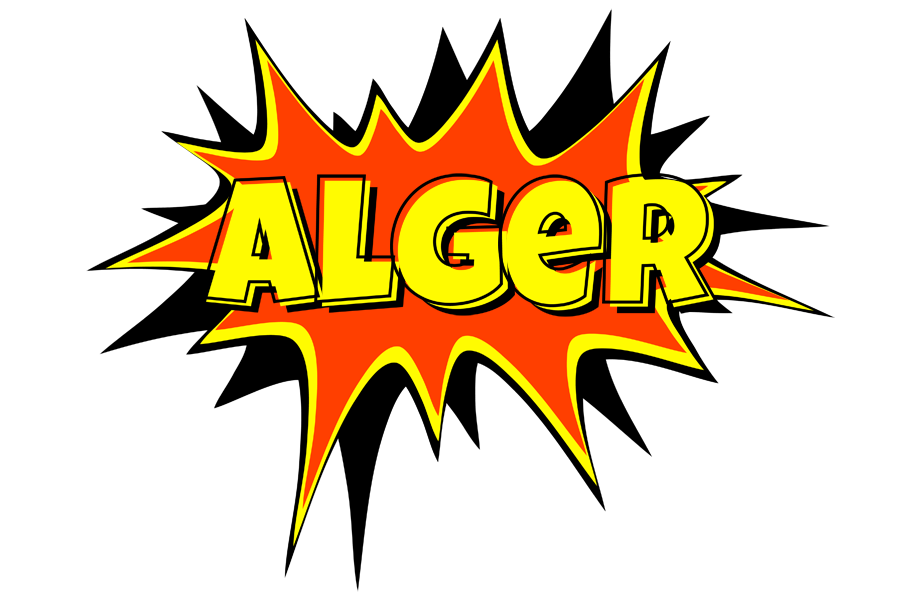 Alger bazinga logo