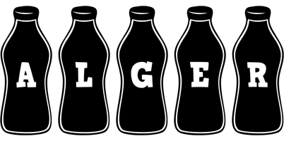 Alger bottle logo