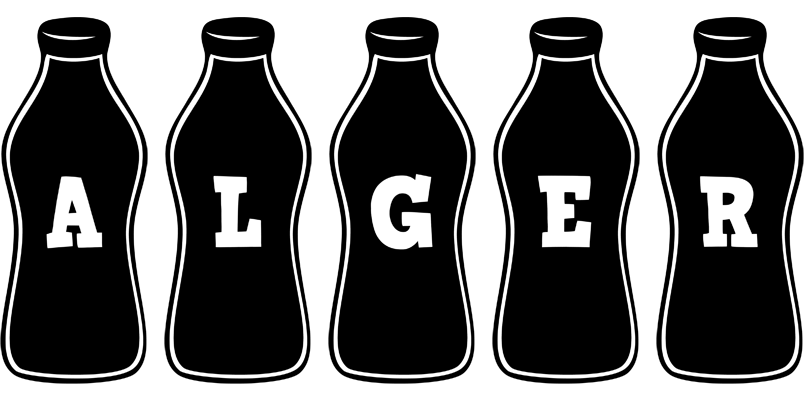 Alger bottle logo