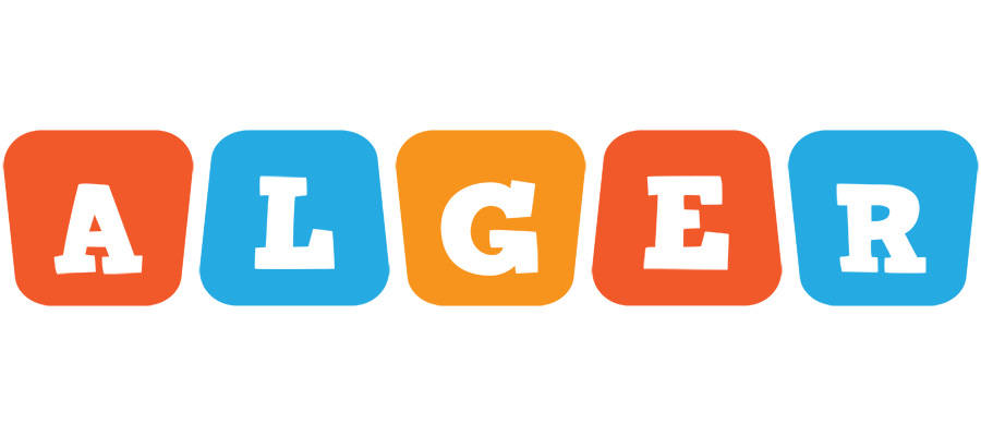 Alger comics logo