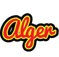 Alger fireman logo