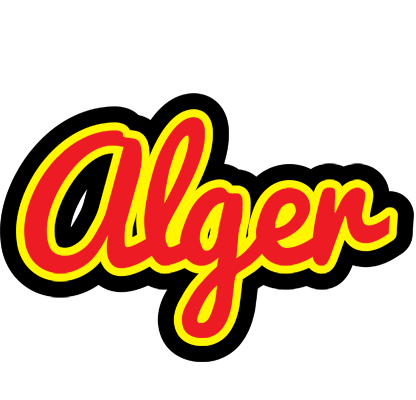Alger fireman logo