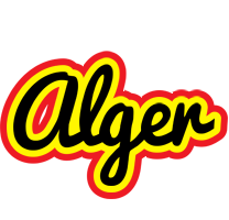 Alger flaming logo