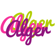 Alger flowers logo