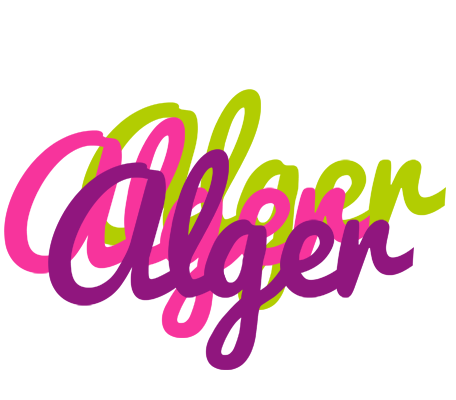 Alger flowers logo