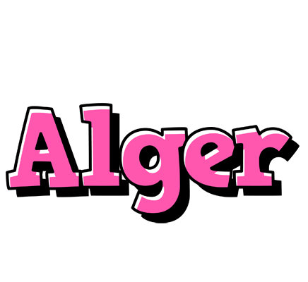 Alger girlish logo