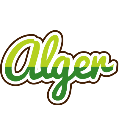 Alger golfing logo