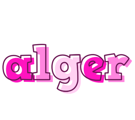 Alger hello logo