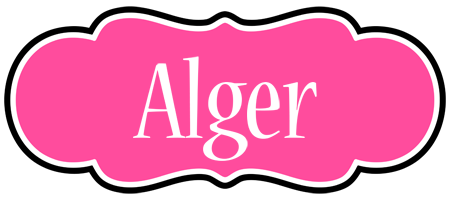 Alger invitation logo