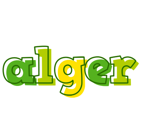 Alger juice logo