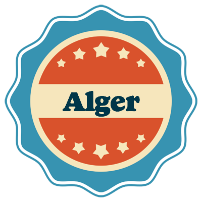 Alger labels logo