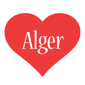 Alger love logo