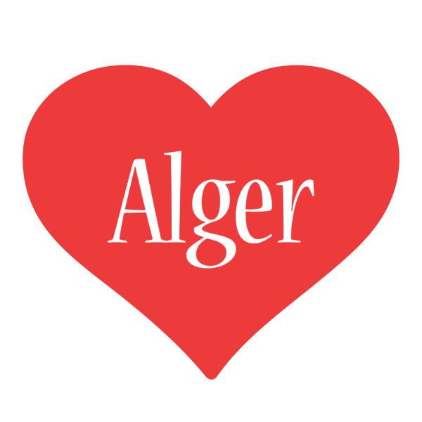 Alger love logo