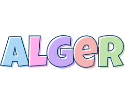 Alger pastel logo