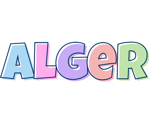 Alger pastel logo