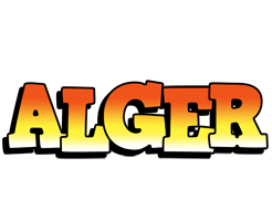 Alger sunset logo