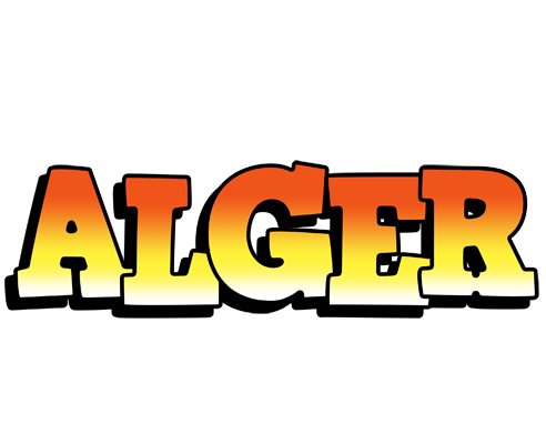 Alger sunset logo