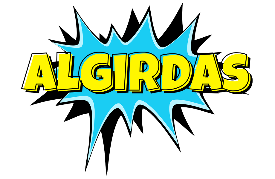 Algirdas amazing logo