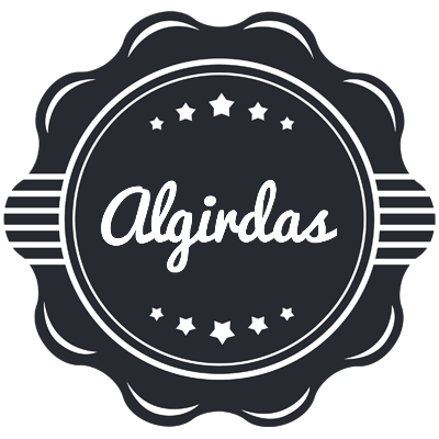 Algirdas badge logo