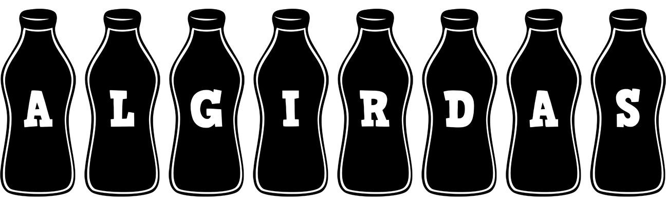 Algirdas bottle logo