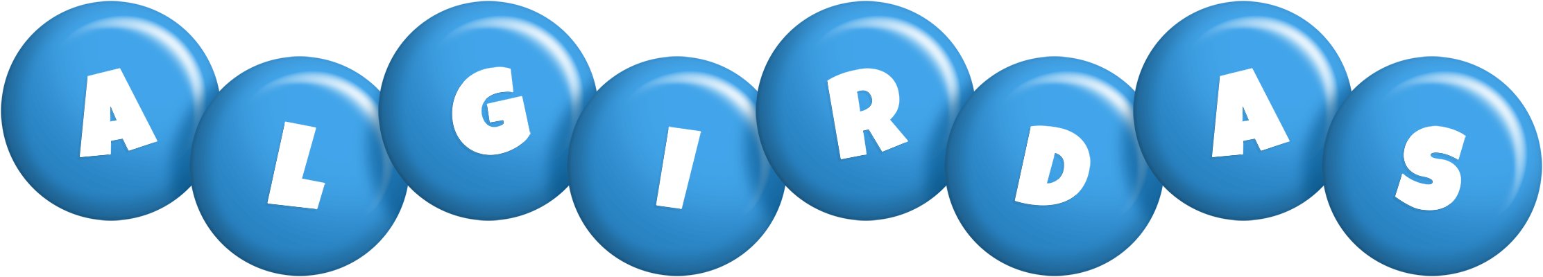 Algirdas candy-blue logo