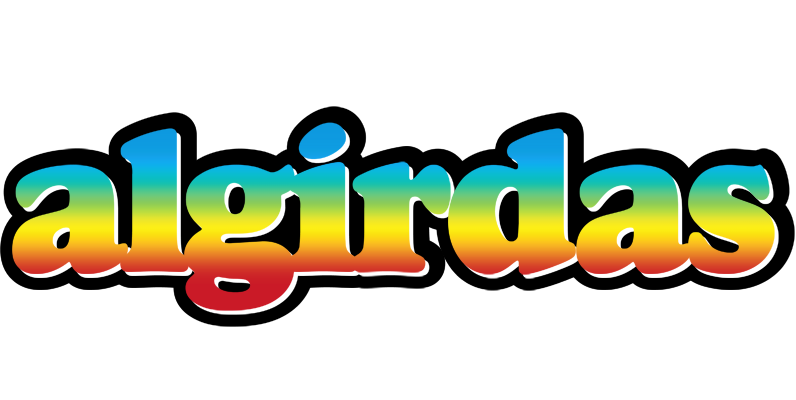 Algirdas color logo