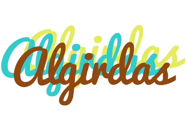 Algirdas cupcake logo