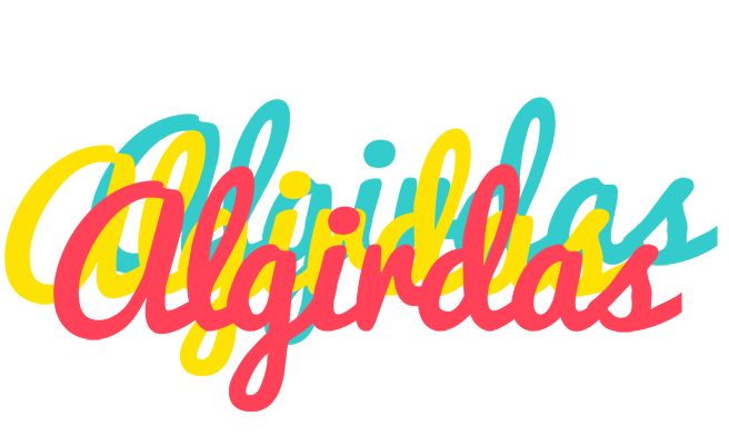 Algirdas disco logo