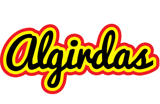 Algirdas flaming logo