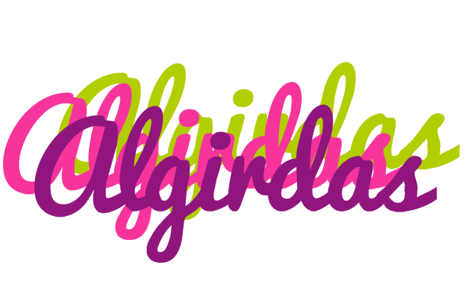 Algirdas flowers logo