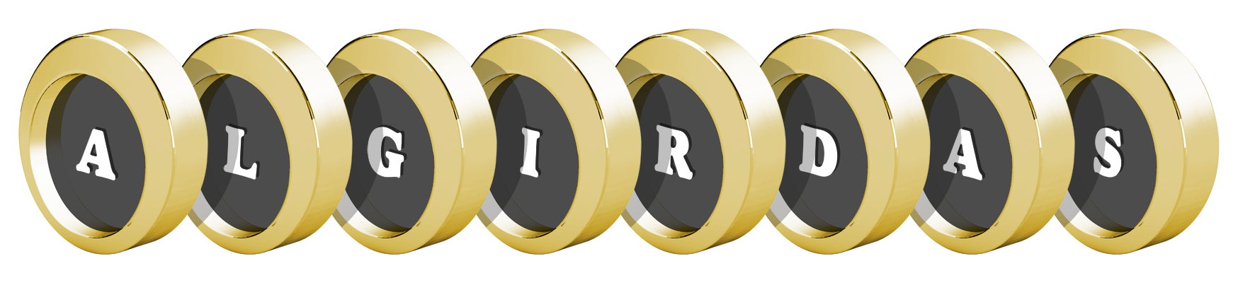 Algirdas gold logo