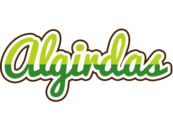 Algirdas golfing logo