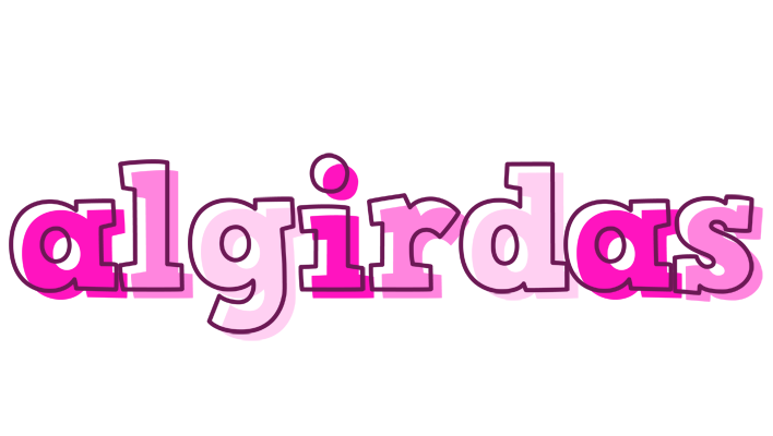 Algirdas hello logo